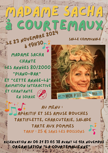 Soirée spectacle – Courtemaux